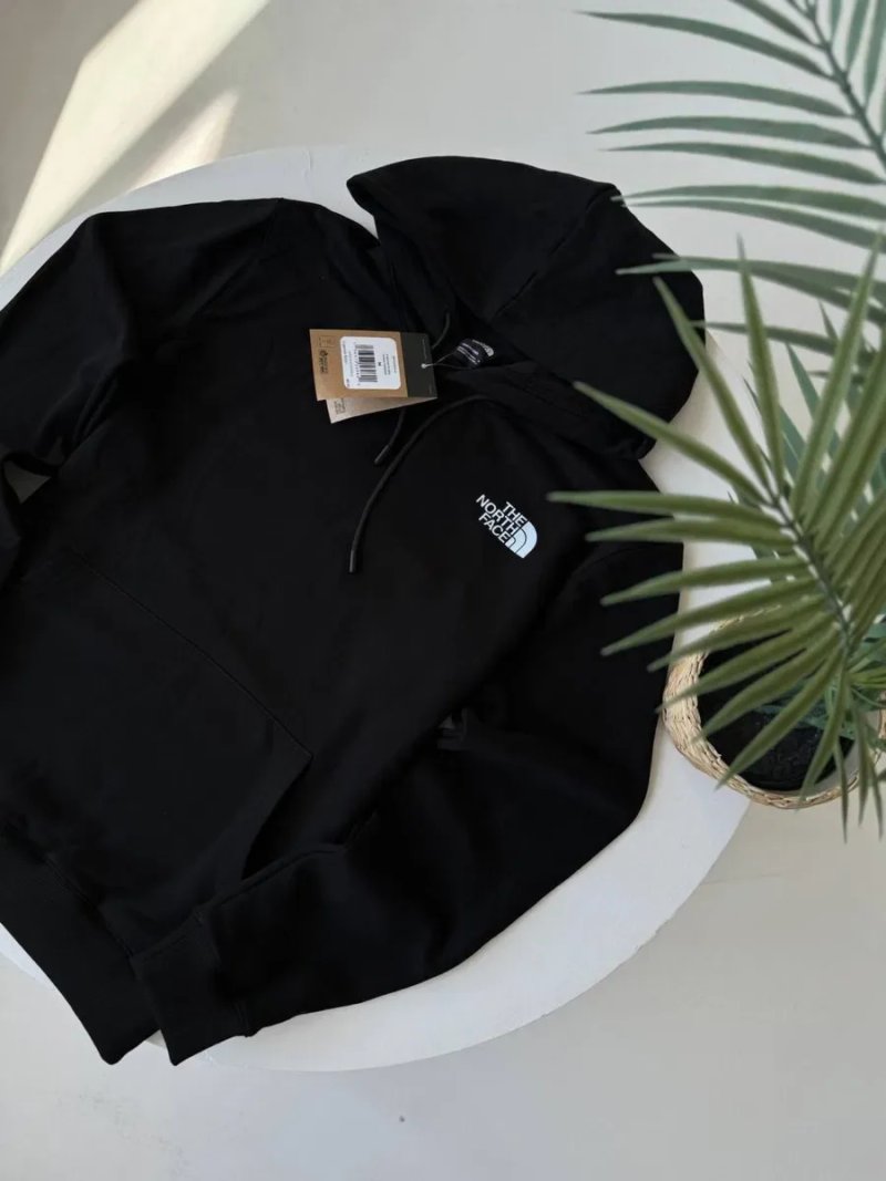 Чоловіче худі The North Face з горами/ чорне худі тнф з принтом / кофта зе норт фейс — фото 2