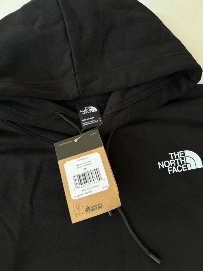 Чоловіче худі The North Face з горами/ чорне худі тнф з принтом / кофта зе норт фейс — фото 3
