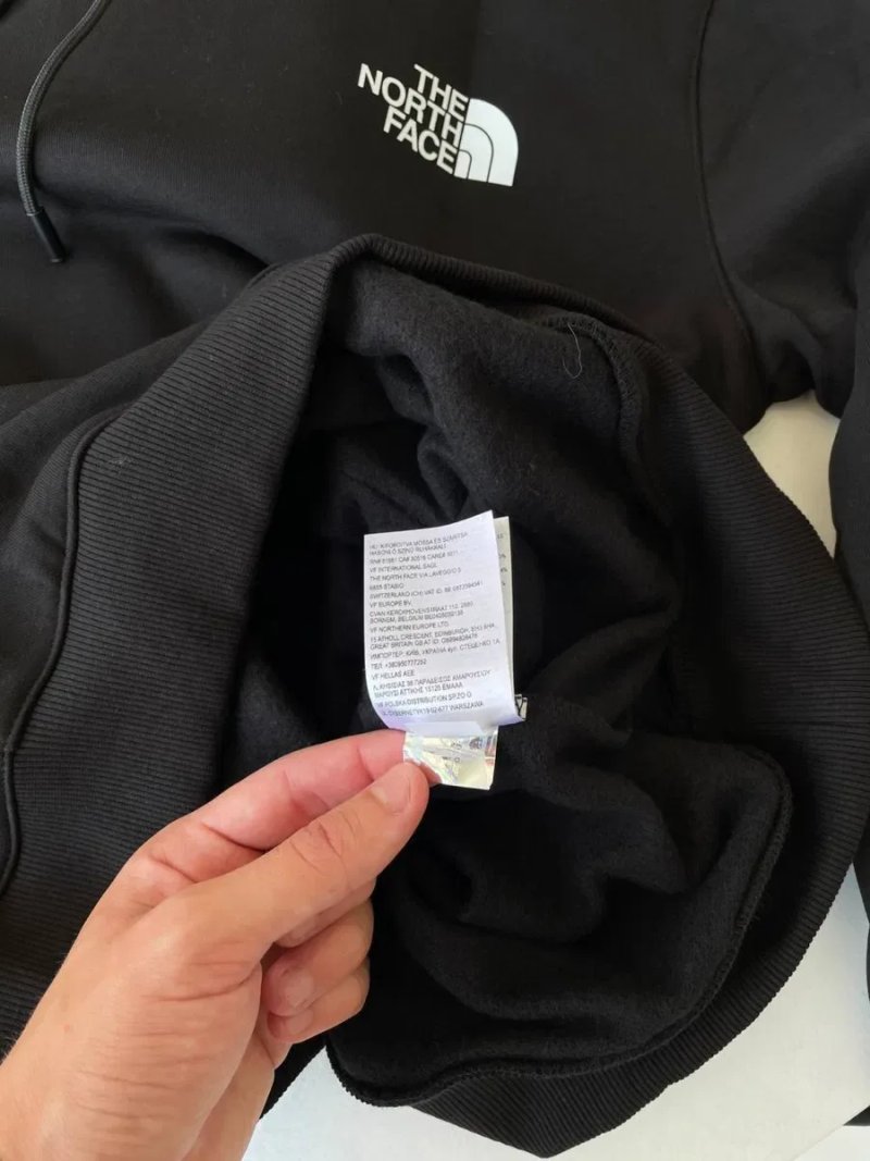 Чоловіче худі The North Face з горами/ чорне худі тнф з принтом / кофта зе норт фейс — фото 4