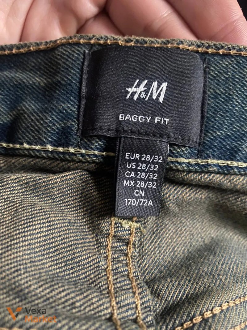 Чоловічі джинси H&M Baggy Fit — фото 2