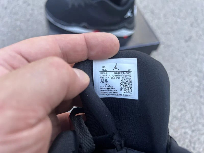 Чоловічі jordan mvp 92 black 41-45 в наявності. — фото 5