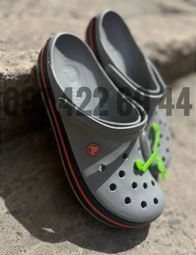 Чоловічі  Крокси Crocs Crocband White Унісекс Купити зі знижкою — фото 2