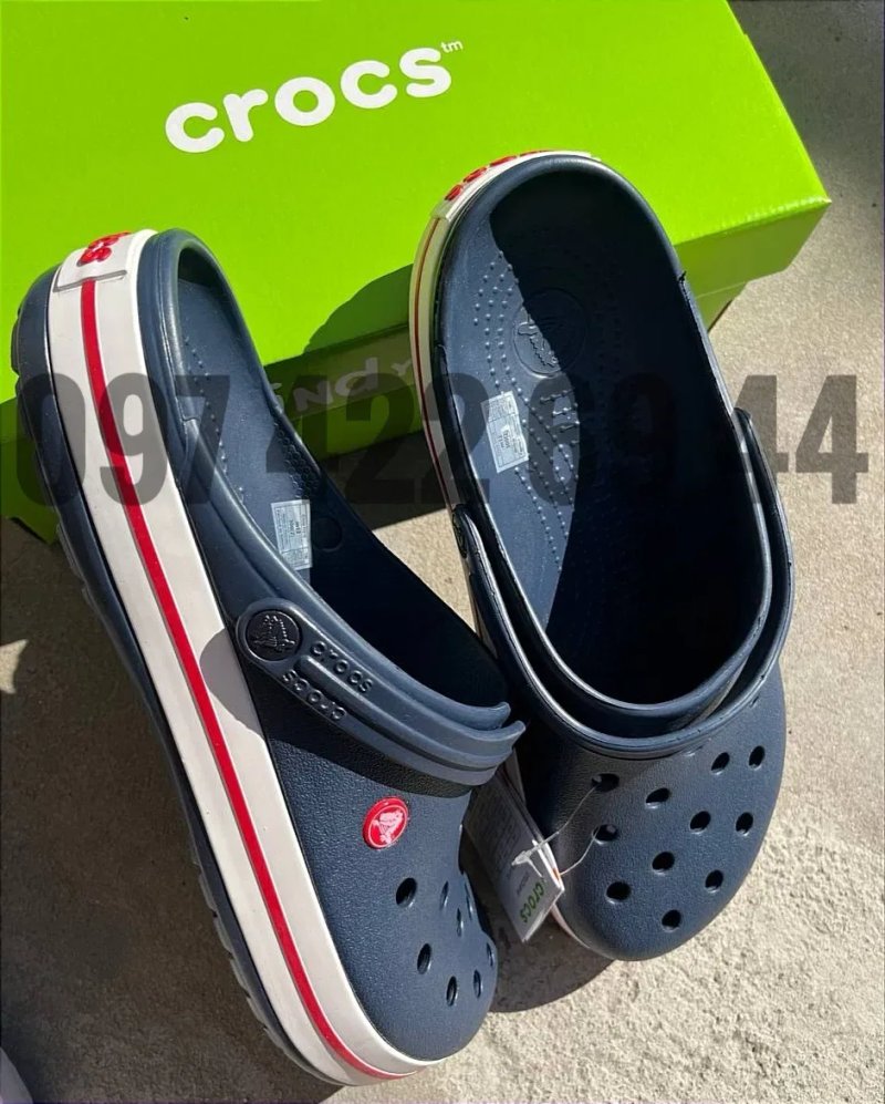 Чоловічі  Крокси Crocs Crocband White Унісекс Купити зі знижкою — фото 5