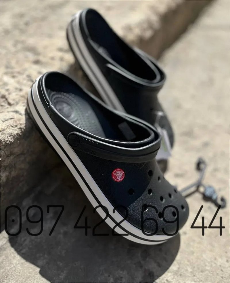 Чоловічі  Крокси Crocs Crocband White Унісекс Купити зі знижкою — фото 6