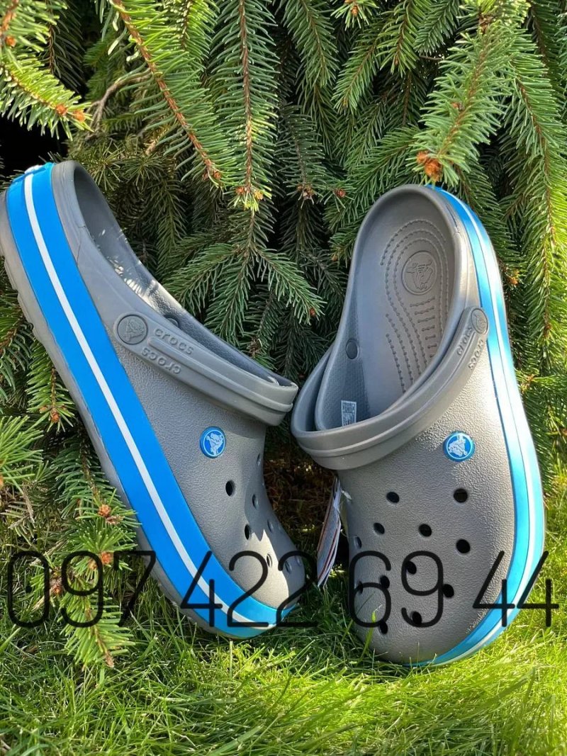 Чоловічі  Крокси Crocs Crocband White Унісекс Купити зі знижкою — фото 8