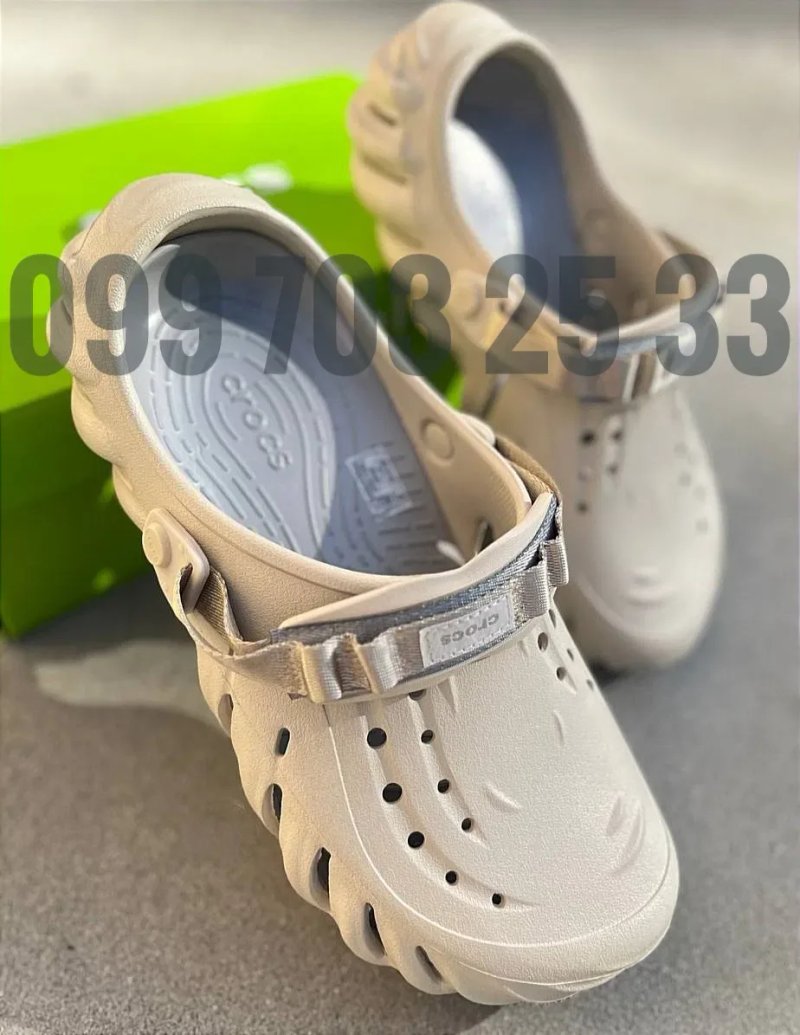 Чоловічі Крокси Сабо Crocs Echo Clog Espresso  Crocs Крокси Сабо Crocs — фото 7