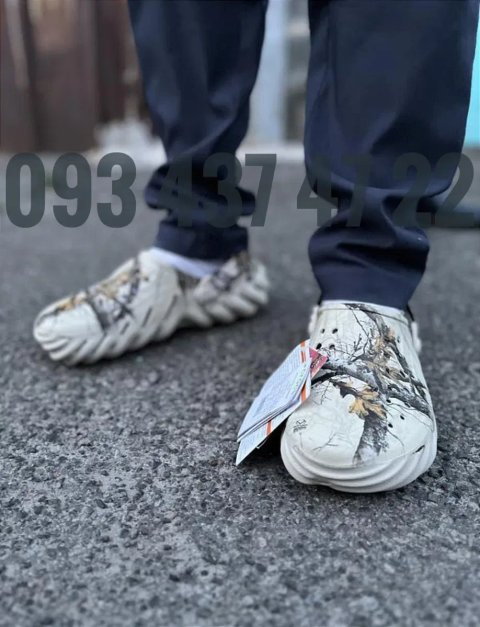 Чоловічі Крокси Сабо Crocs ECHO CLOG Realtree Bone/Black Новинка Crocs