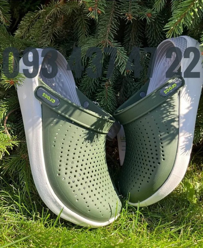 Чоловічі Крокси Сабо Crocs LiteRide лайтрайд сірі купити усі розміри — фото 2