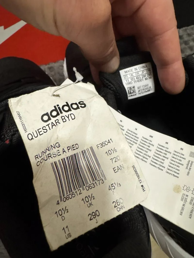 Чоловічі кросівки 45(29см)Adidas Questar BYD оригінал — фото 5