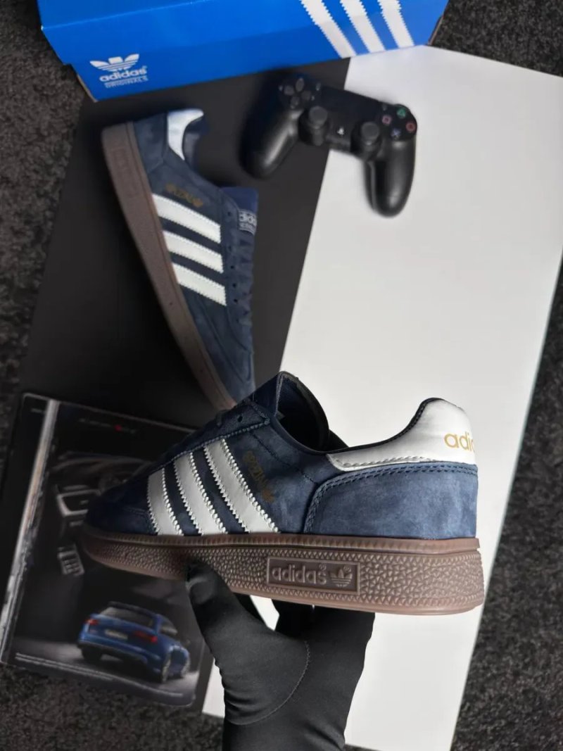 Чоловічі кросівки адідас Adidas Handball Spezial M Navy White [41-45] — фото 4
