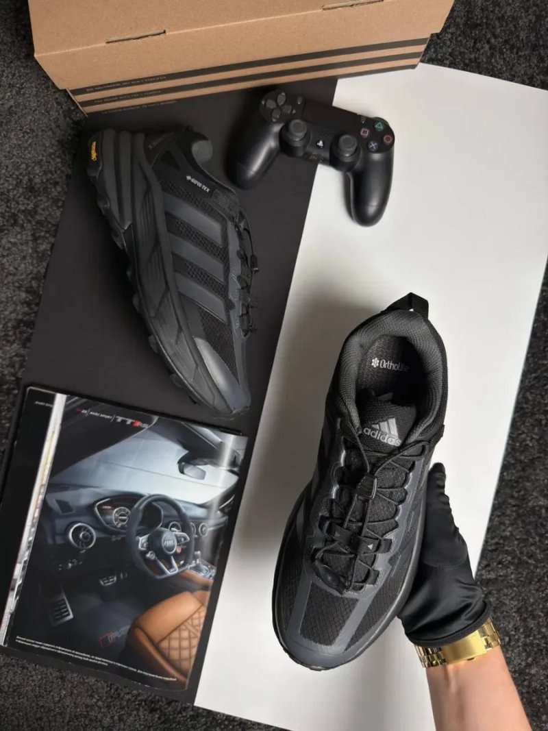 Чоловічі кросівки адідас Adidas Terrex Freehiker SL GTX Black Grey [41-46] — фото 2