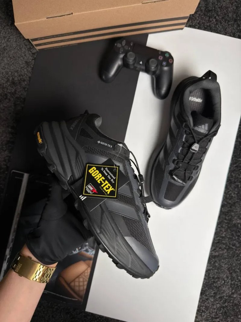 Чоловічі кросівки адідас Adidas Terrex Freehiker SL GTX Black Grey [41-46] — фото 3