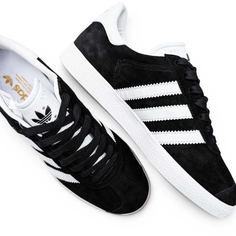 Чоловічі кросівки Adidas Gazelle чорні — фото 4