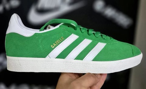 Чоловічі кросівки Adidas Gazelle Green(Оригінал)Розміри:38-24,5см і 42-26,5см