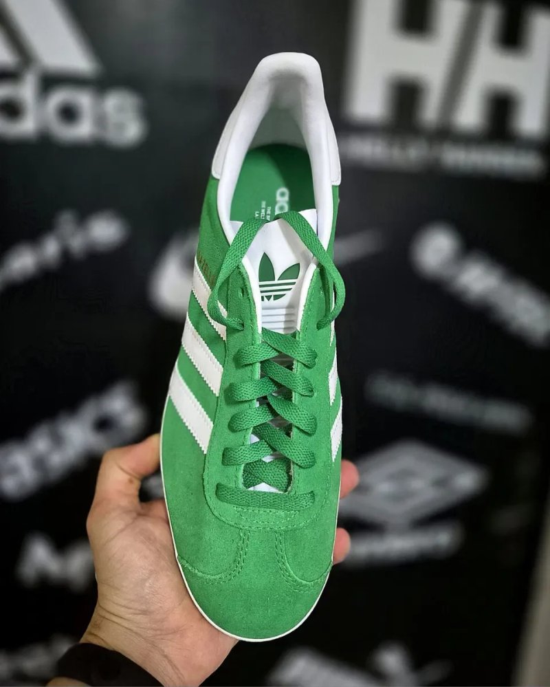 Чоловічі кросівки Adidas Gazelle Green(Оригінал)Розміри:38-24,5см і 42-26,5см — фото 3