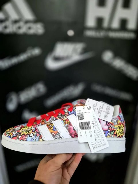 Чоловічі кросівки Adidas Originals x FEWOCiOUS Campus 00. Розміри:(40-25см, 41⅓-26см, 43⅓-27,5см і 45⅓-29см.)