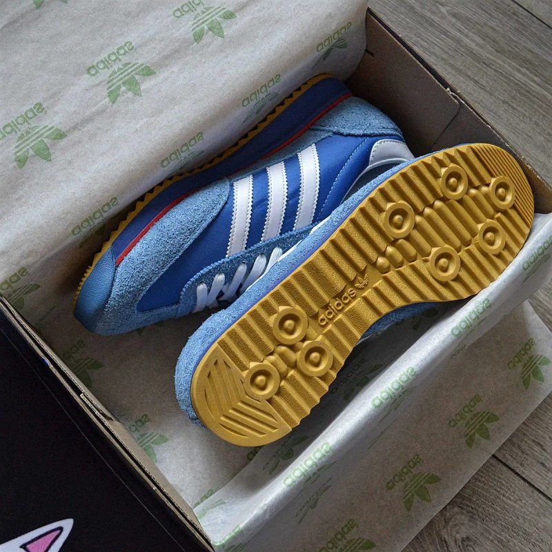 Чоловічі кросівки Adidas SL 72 RS 'Blue/Core White/Better Scarlet' Розміри 40-45 — фото 3