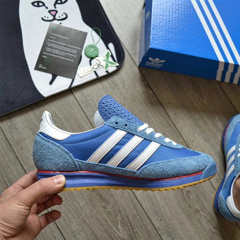 Чоловічі кросівки Adidas SL 72 RS 'Blue/Core White/Better Scarlet' Розміри 40-45 — фото 5