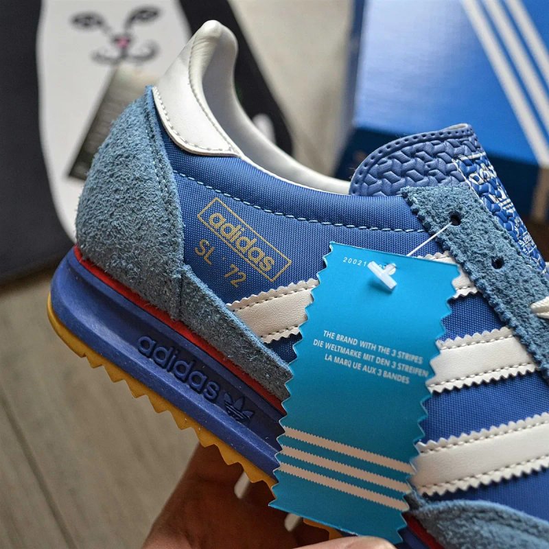 Чоловічі кросівки Adidas SL 72 RS 'Blue/Core White/Better Scarlet' Розміри 40-45 — фото 8