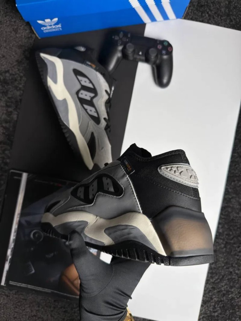 Чоловічі кросівки адідас стрітбол Adidas Streetball 2.0 Grey Black Beige [41-45] — фото 4