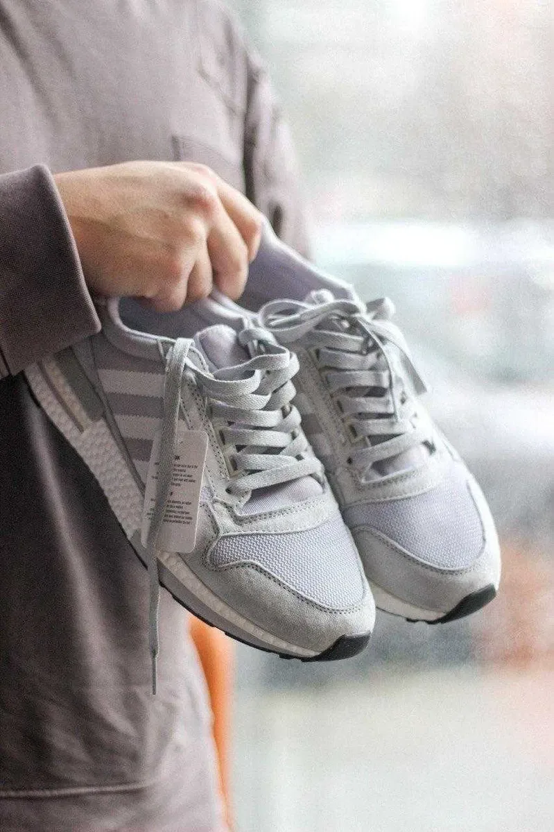 Чоловічі кросівки Adidas ZX 500 "Light Grey" Розміри 40-45 — фото 2
