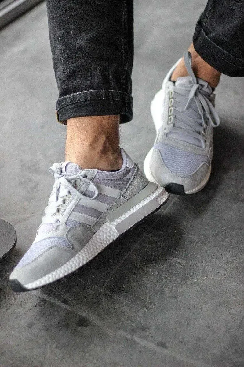 Чоловічі кросівки Adidas ZX 500 "Light Grey" Розміри 40-45 — фото 3