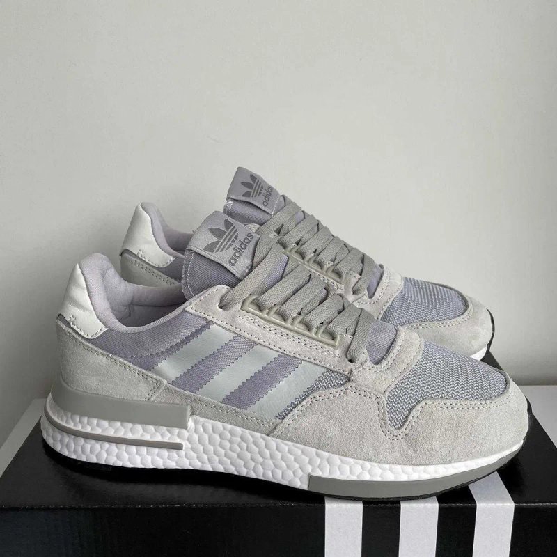 Чоловічі кросівки Adidas ZX 500 "Light Grey" Розміри 40-45 — фото 4
