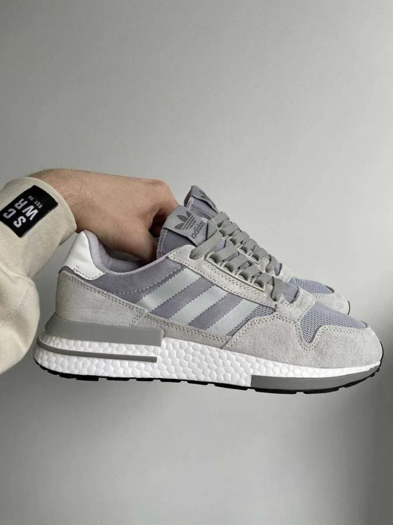 Чоловічі кросівки Adidas ZX 500 "Light Grey" Розміри 40-45 — фото 5