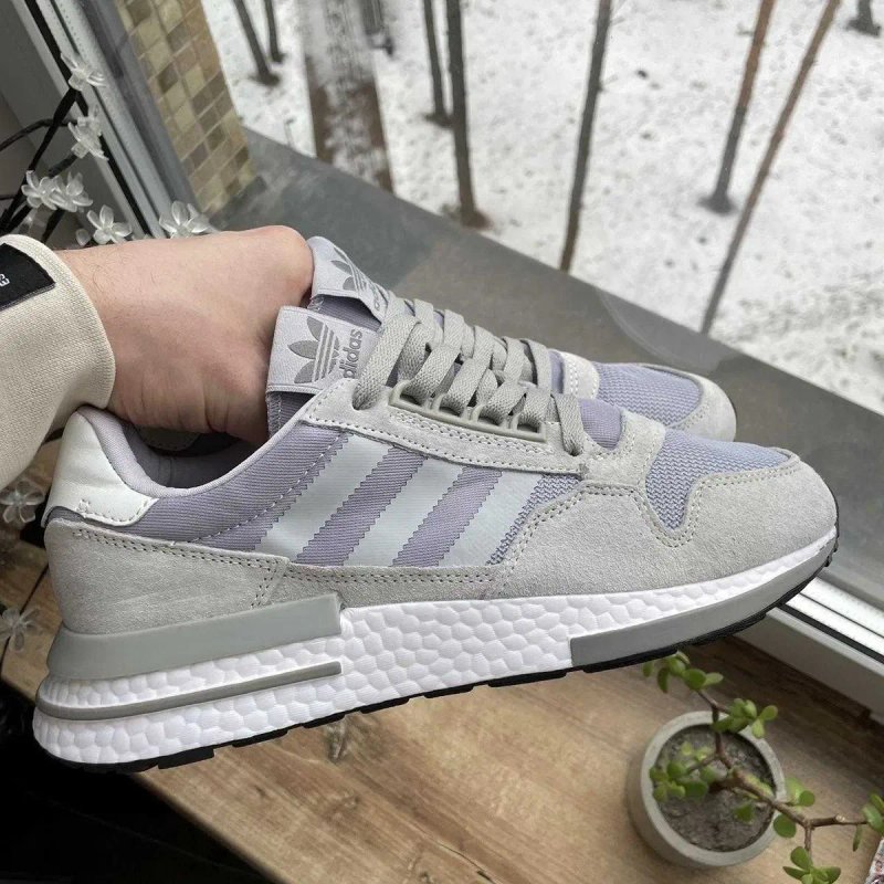 Чоловічі кросівки Adidas ZX 500 "Light Grey" Розміри 40-45 — фото 6
