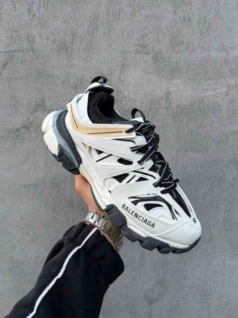 Чоловічі кросівки Balenciaga Track "White/Black" Розміри 39-45