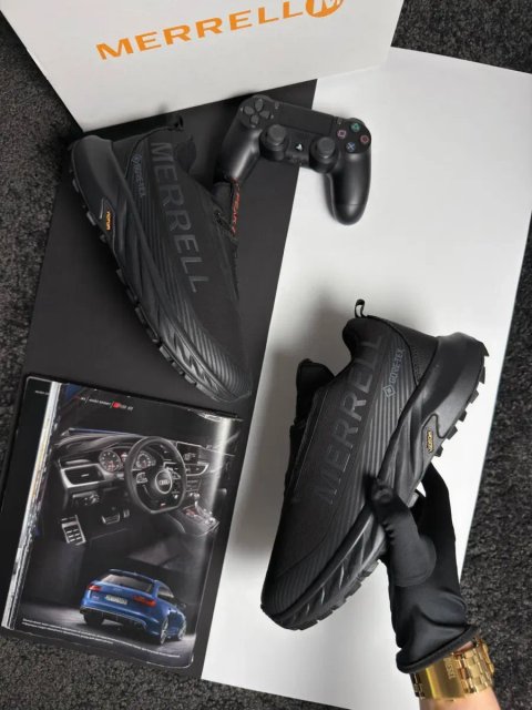 Чоловічі кросівки мерел Merrell Agility Peak 5 GTX Black Orange [41-45]