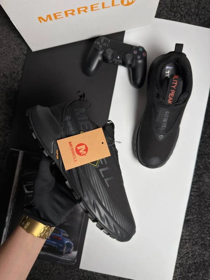 Чоловічі кросівки мерел Merrell Agility Peak 5 GTX Black Orange [41-45] — фото 3