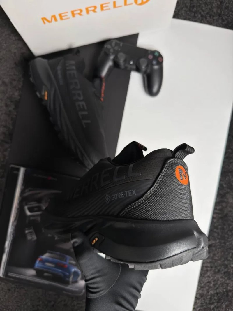 Чоловічі кросівки мерел Merrell Agility Peak 5 GTX Black Orange [41-45] — фото 4