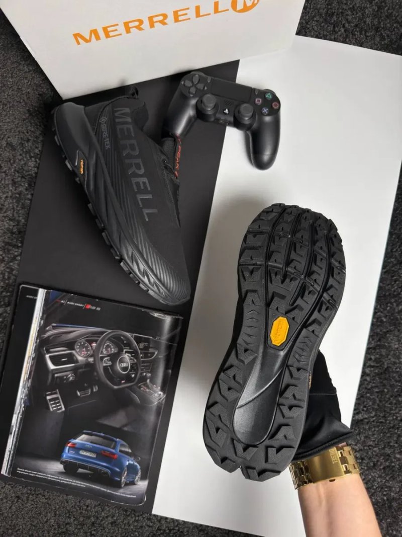 Чоловічі кросівки мерел Merrell Agility Peak 5 GTX Black Orange [41-45] — фото 6