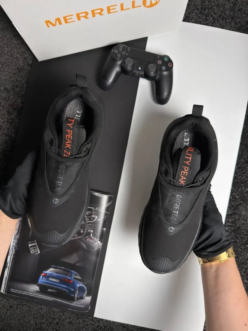 Чоловічі кросівки мерел Merrell Agility Peak 5 GTX Black Orange [41-45] — фото 7