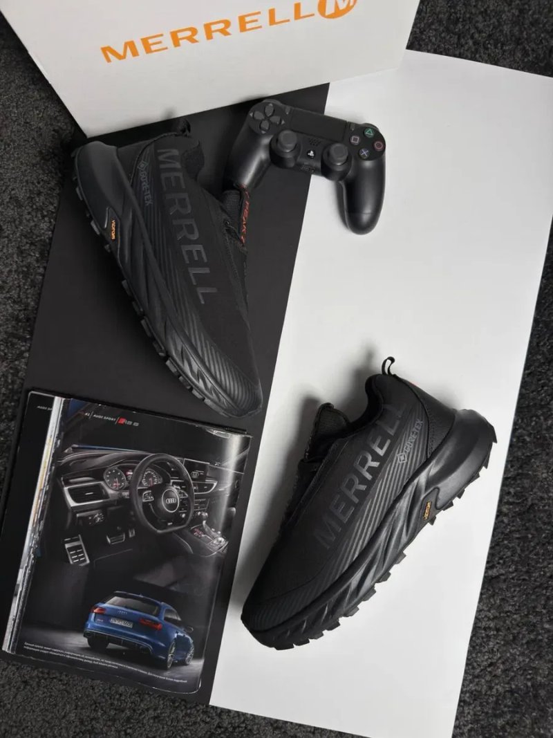 Чоловічі кросівки мерел Merrell Agility Peak 5 GTX Black Orange [41-45] — фото 8
