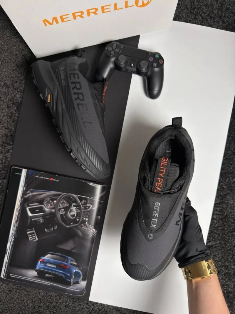 Чоловічі кросівки мерел Merrell Agility Peak 5 GTX Dark Grey Black [41-45] — фото 2