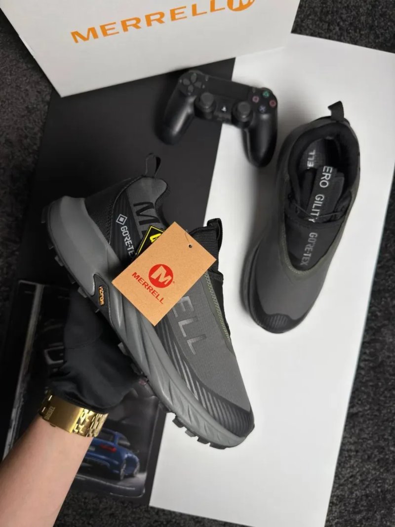 Чоловічі кросівки Merrell Agility Peak 5 GTX Grey Black [41-45] — фото 3