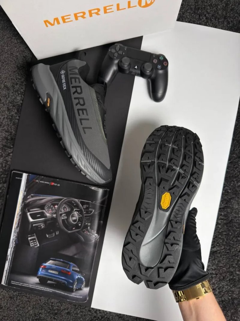Чоловічі кросівки Merrell Agility Peak 5 GTX Grey Black [41-45] — фото 6