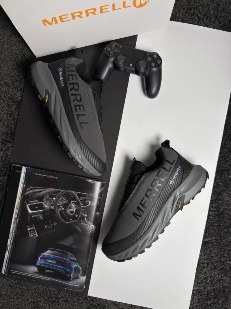 Чоловічі кросівки Merrell Agility Peak 5 GTX Grey Black [41-45] — фото 8