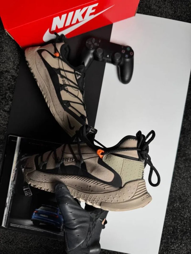 Чоловічі кросівки найк антарктік Nike ACG Terra Antarktik Low GTX Beige Black [41-45] — фото 4