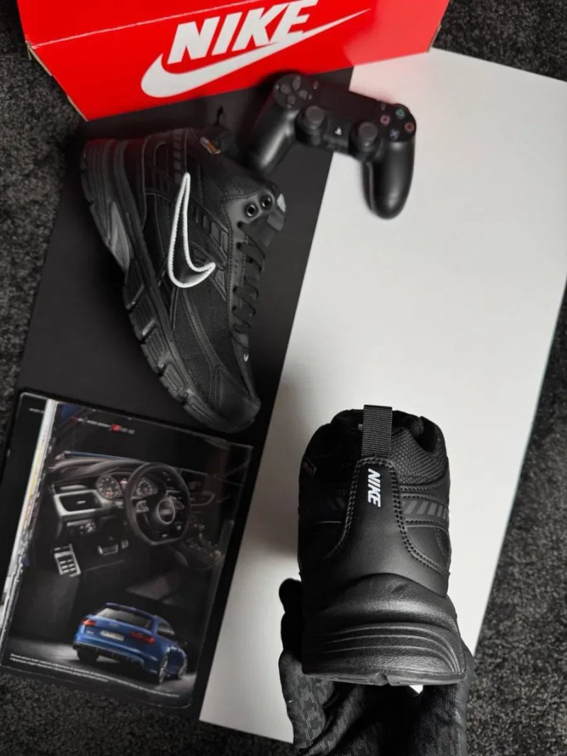 Чоловічі кросівки найк Nike Initiator High Fur Black [41,42,43,44,45,46] — фото 5
