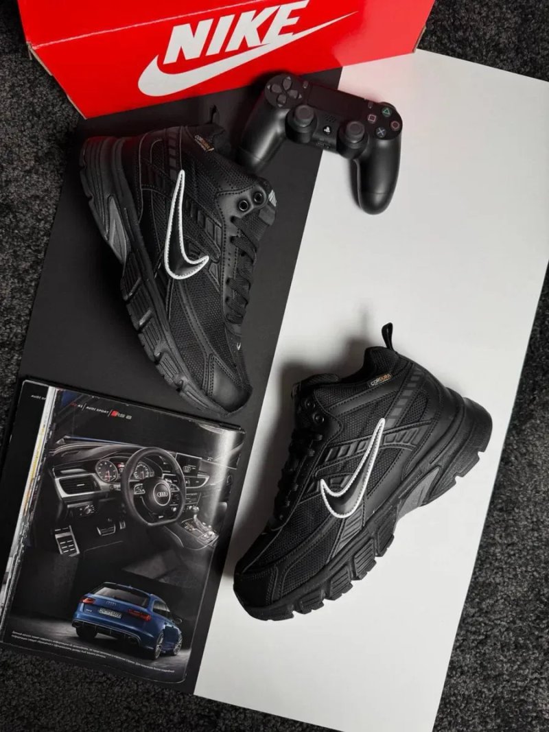 Чоловічі кросівки найк Nike Initiator High Fur Black [41,42,43,44,45,46] — фото 8