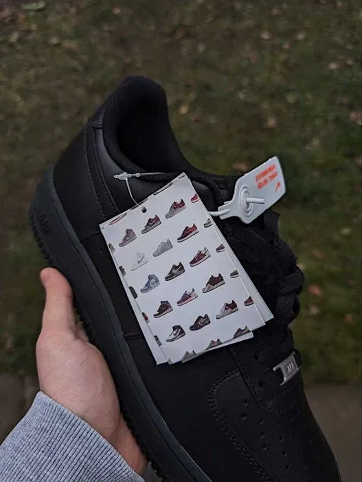Чоловічі кросівки Nike Air Force 1 Low "Black F1" Розміри 40-45 — фото 3