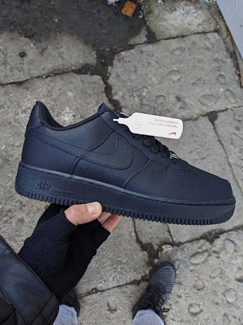 Чоловічі кросівки Nike Air Force 1 Low 'Black' Розміри 40-45