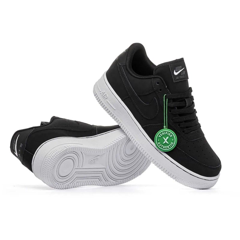 Чоловічі кросівки Nike Air Force 1 Low "Black-White" Розміри 40-45 — фото 8