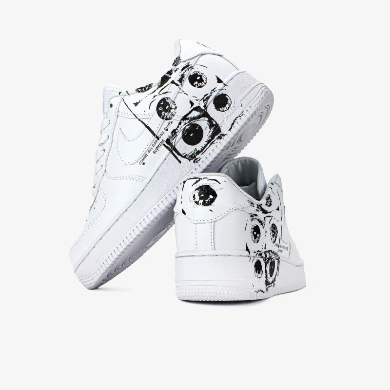 Чоловічі кросівки Nike Air Force 1 Low х Comme des Garçons Supreme. Розміри 40-45 — фото 6