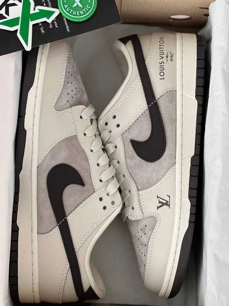 Чоловічі кросівки Nike SB Dunk Low x Louis Vuitton. Розміри 40-45 — фото 2