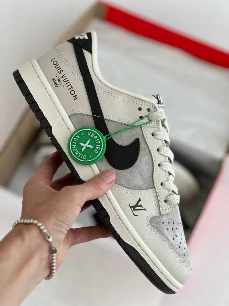 Чоловічі кросівки Nike SB Dunk Low x Louis Vuitton. Розміри 40-45 — фото 5