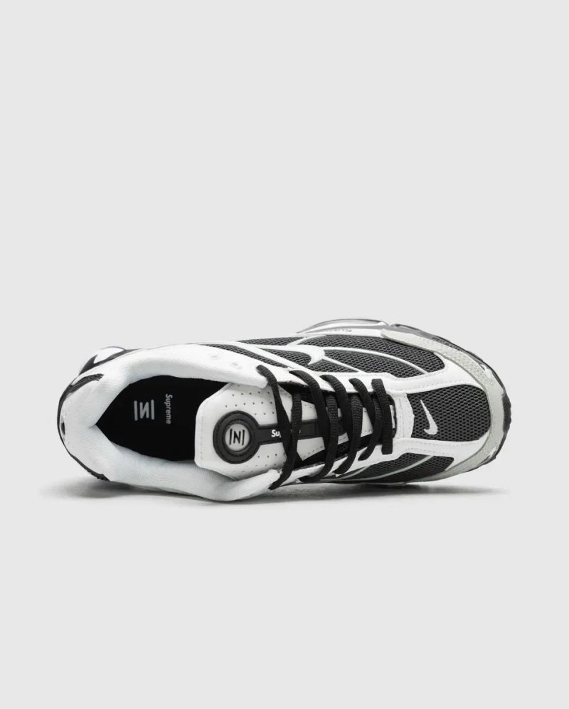 Чоловічі кросівки Nike Shox Ride 2 SP x Supreme "Black/White/Grey" — фото 4
